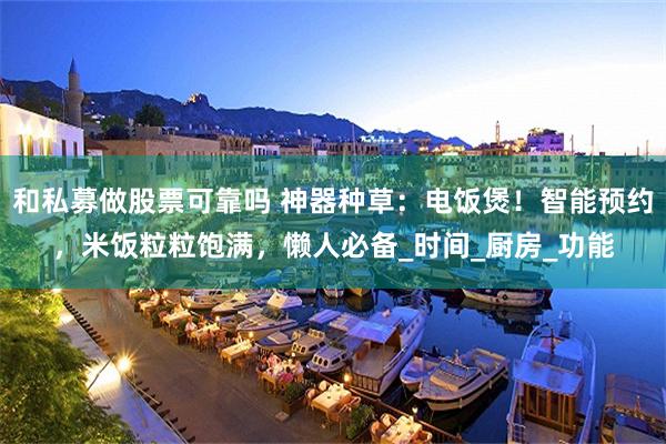 和私募做股票可靠吗 神器种草：电饭煲！智能预约，米饭粒粒饱满，懒人必备_时间_厨房_功能