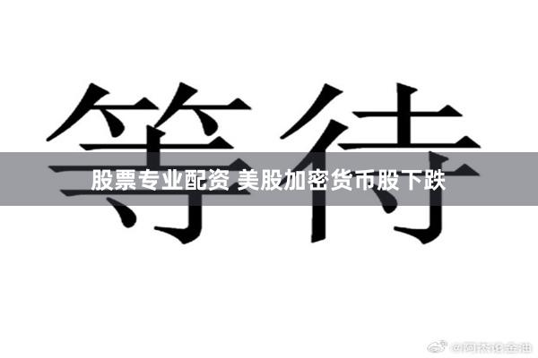 股票专业配资 美股加密货币股下跌